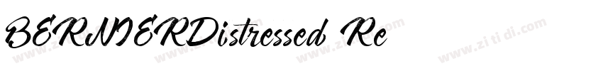 BERNIERDistressed Re字体转换